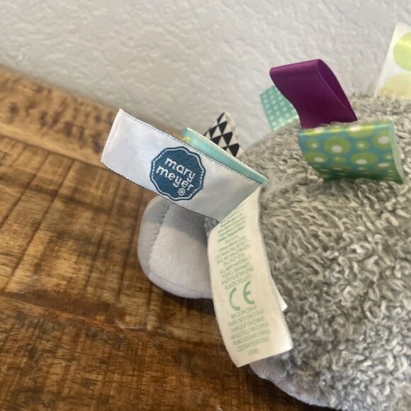 Mary Meyer Taggies Signature Plush Hedgehog Stuffed Animal Gray 8" Baby Toy - Picture 5 of 8